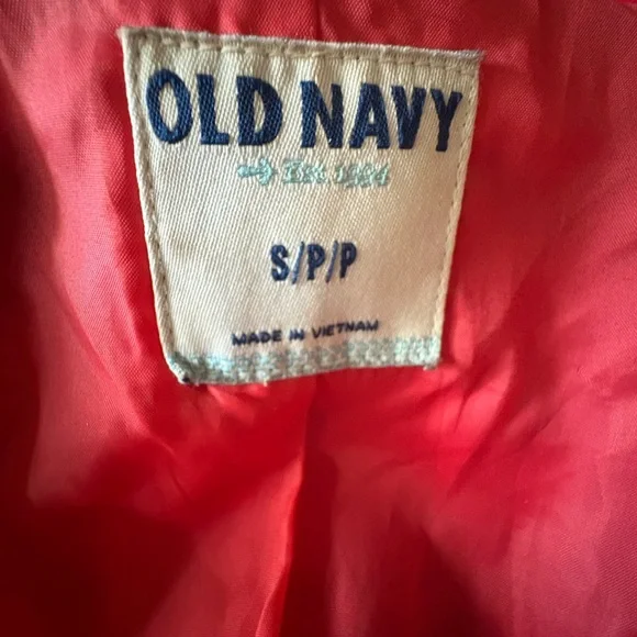Old Navy Vibrant Red Toggle Coat - Picture 4 of 6